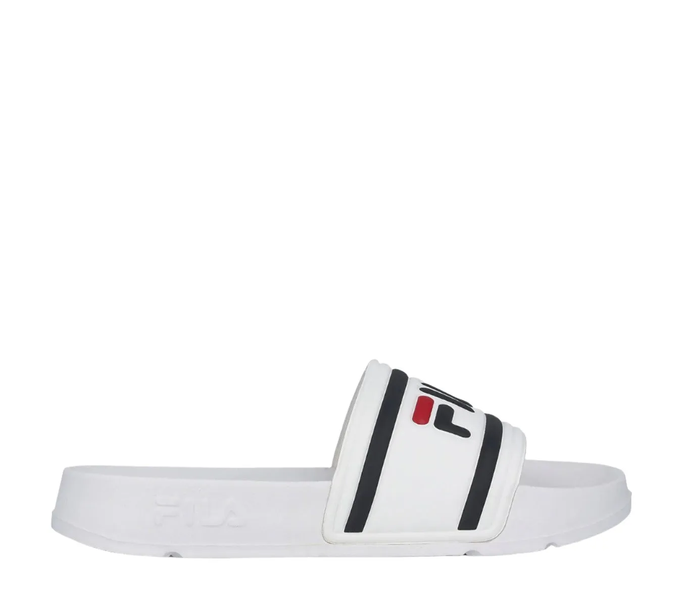 10109301FG, Fila, Morro Bay  Men Slippers - White