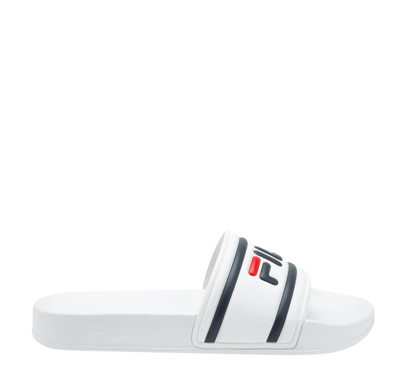 10109301FG, Fila, Morro Bay  Men Slippers - White