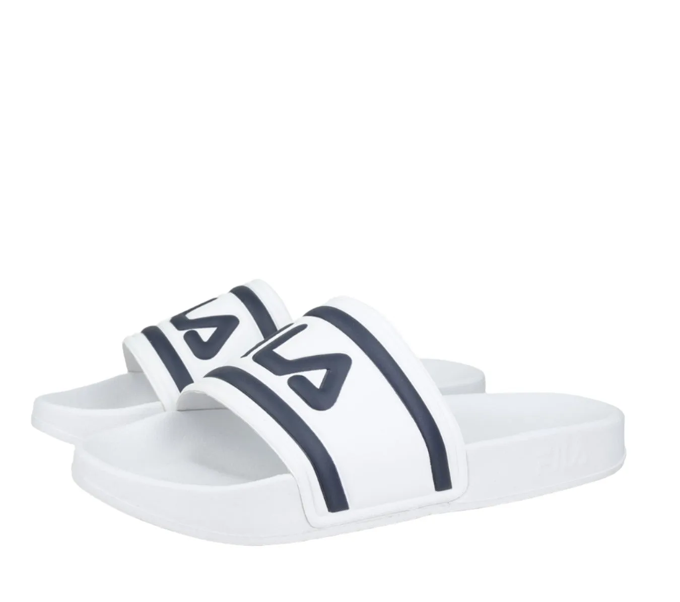10109301FG, Fila, Morro Bay  Men Slippers - White