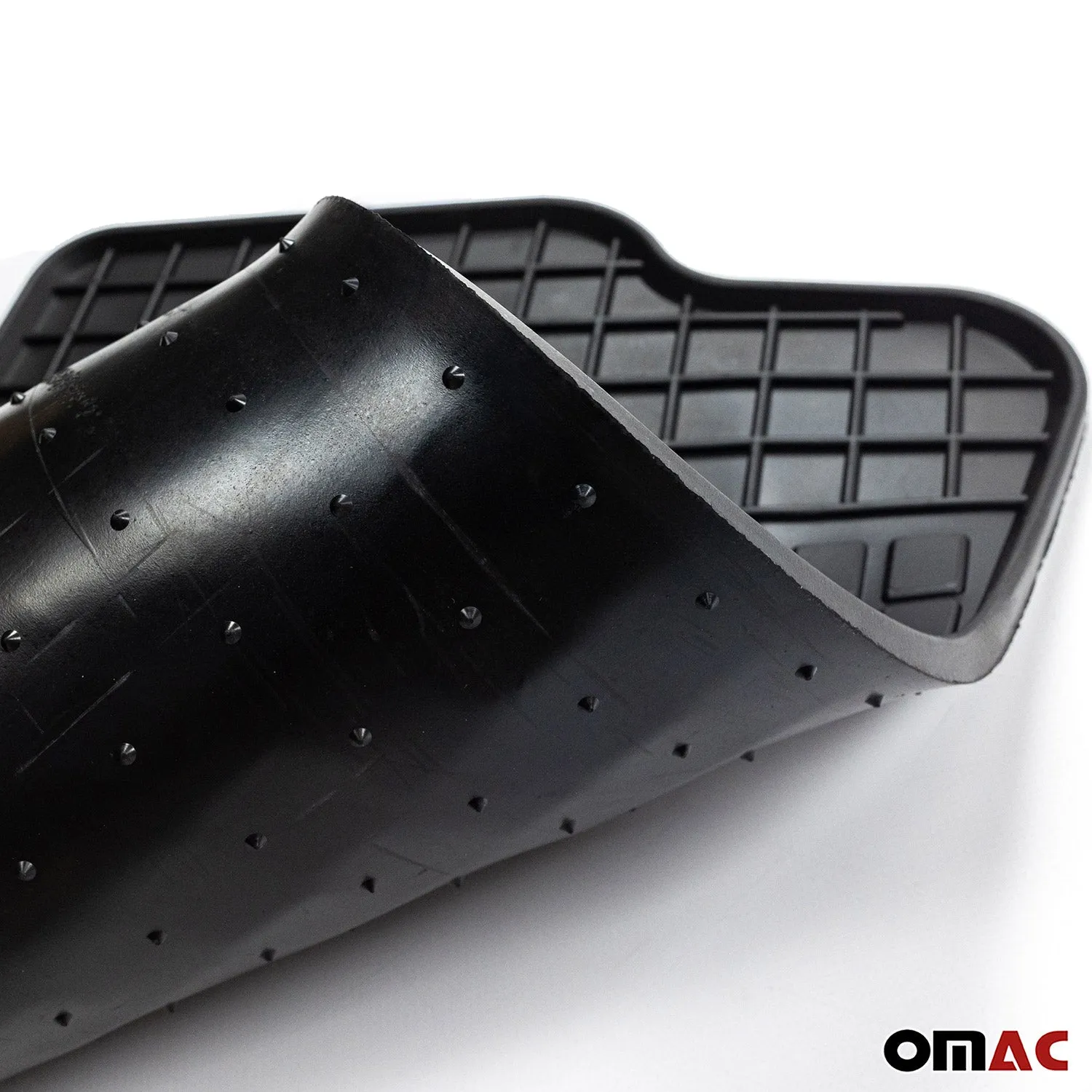 1938-2003 VW Beetle Floor Mats Liners Full Set All Weather Rubber Black