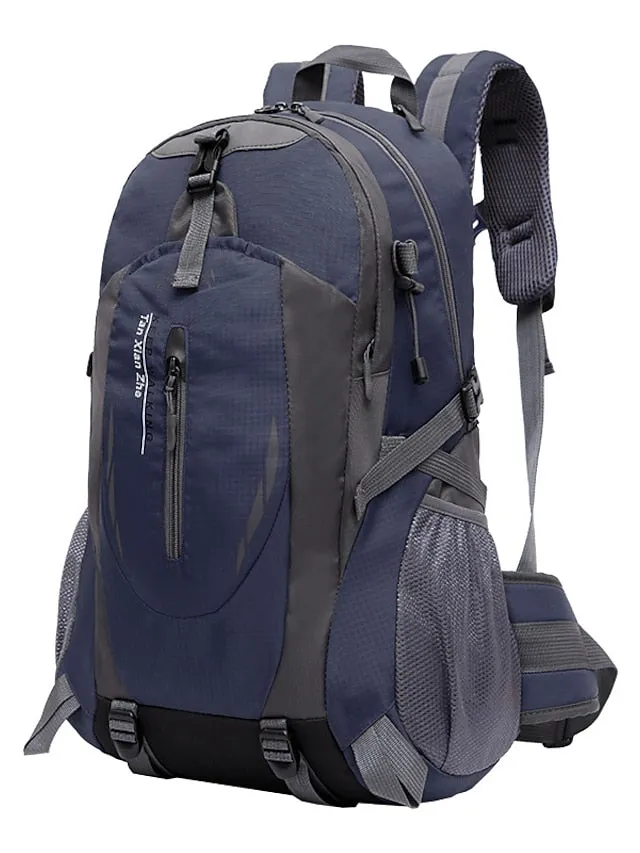 30 L Hiking Cycling Backpack Rucksack Rain Waterproof Wearable Lightweight Sweat-Wicking Outdoor Daypack Trekking Climbing Camping Sport Travel Backpacks Nylon Black Dark Green Orange