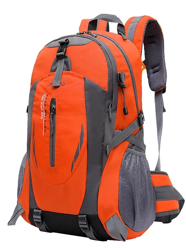 30 L Hiking Cycling Backpack Rucksack Rain Waterproof Wearable Lightweight Sweat-Wicking Outdoor Daypack Trekking Climbing Camping Sport Travel Backpacks Nylon Black Dark Green Orange