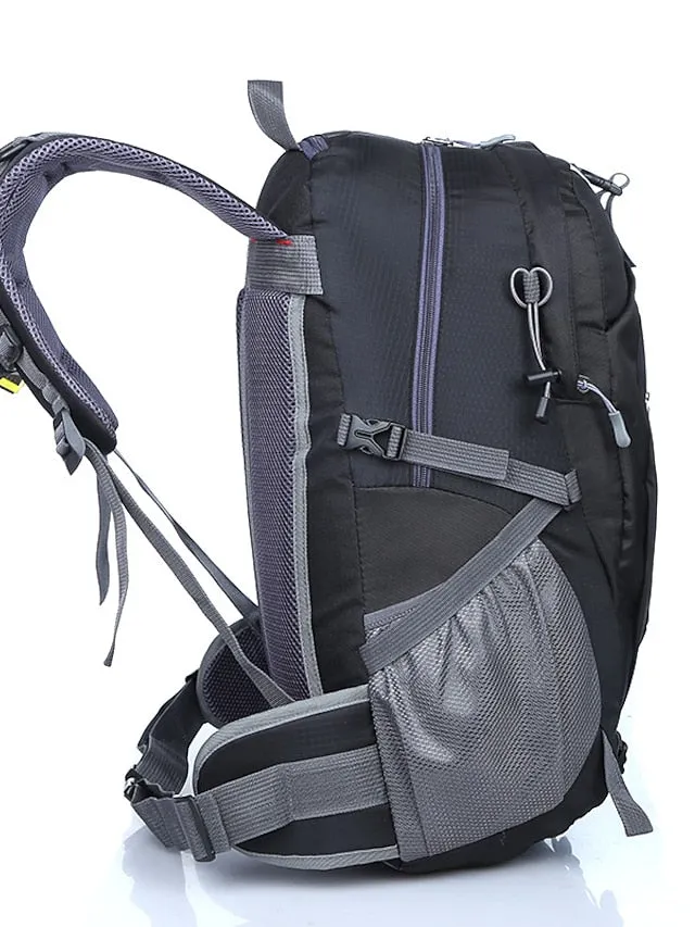 30 L Hiking Cycling Backpack Rucksack Rain Waterproof Wearable Lightweight Sweat-Wicking Outdoor Daypack Trekking Climbing Camping Sport Travel Backpacks Nylon Black Dark Green Orange