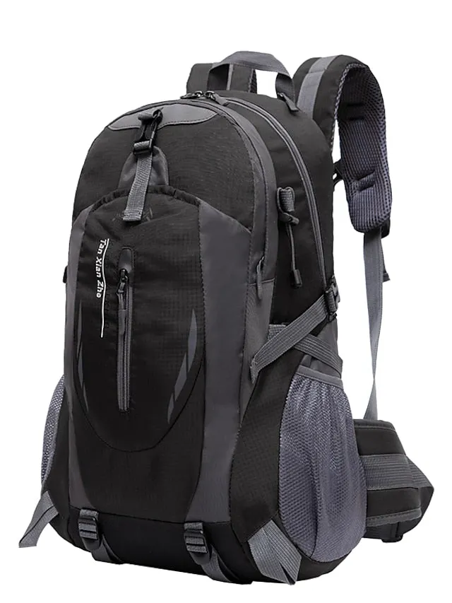 30 L Hiking Cycling Backpack Rucksack Rain Waterproof Wearable Lightweight Sweat-Wicking Outdoor Daypack Trekking Climbing Camping Sport Travel Backpacks Nylon Black Dark Green Orange