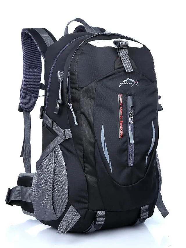 30 L Hiking Cycling Backpack Rucksack Rain Waterproof Wearable Lightweight Sweat-Wicking Outdoor Daypack Trekking Climbing Camping Sport Travel Backpacks Nylon Black Dark Green Orange