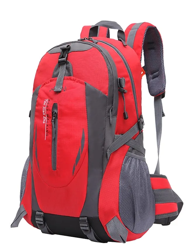 30 L Hiking Cycling Backpack Rucksack Rain Waterproof Wearable Lightweight Sweat-Wicking Outdoor Daypack Trekking Climbing Camping Sport Travel Backpacks Nylon Black Dark Green Orange