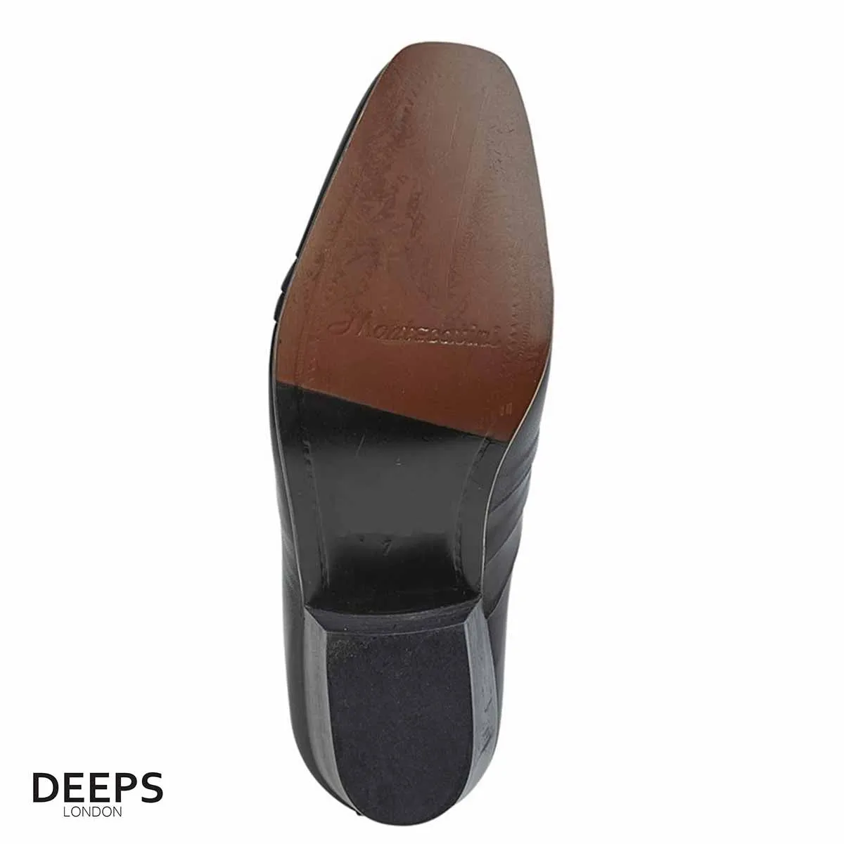 ALID - MEN'S CUBAN HEEL FORMAL CASUAL PARTY WEDDING LEATHER SHOES BLACK
