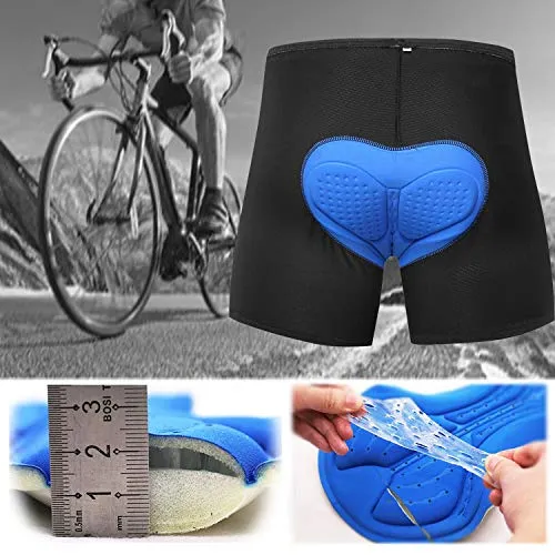 Ally Mens Mountain Bike Shorts Padded MTB Shorts Baggy Cycling Bicycle Bike Shorts with Padding Wear Relaxed Loose-fit (Green, XL)