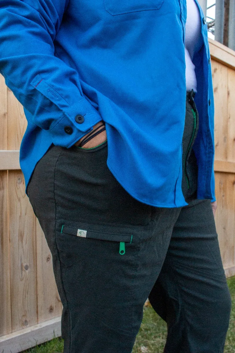 Alpine Parrot Ponderosa Hiking Pant Mountain Fit Black Size US 18 (AU 22)
