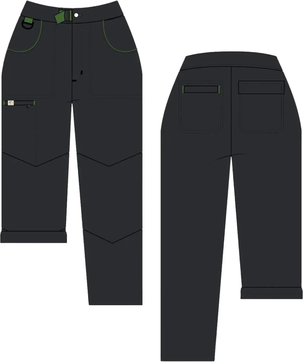 Alpine Parrot Ponderosa Hiking Pant Mountain Fit Black Size US 18 (AU 22)