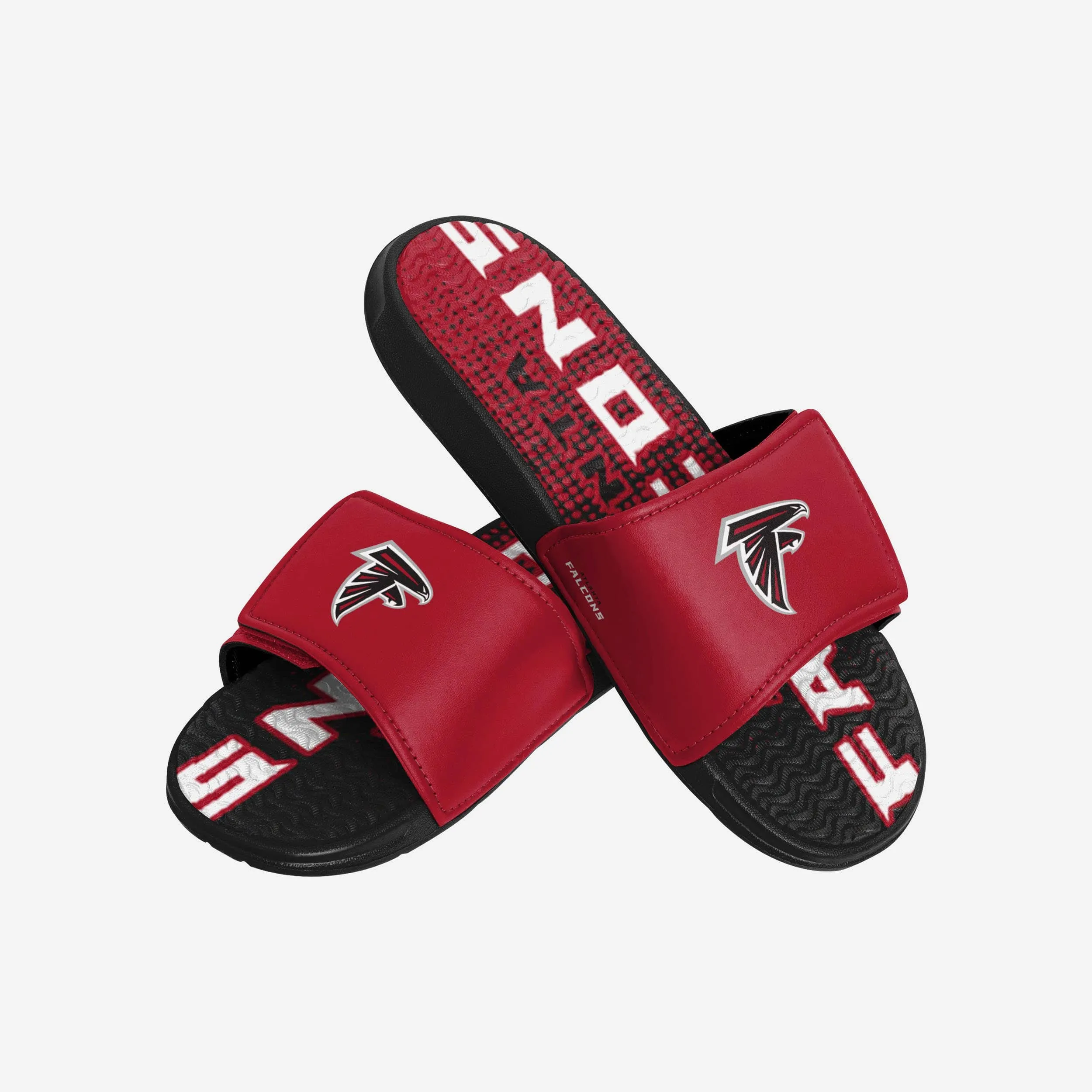 Atlanta Falcons Gradient Wordmark Gel Slide