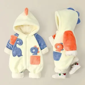Baby Cozy Plush Winter Romper