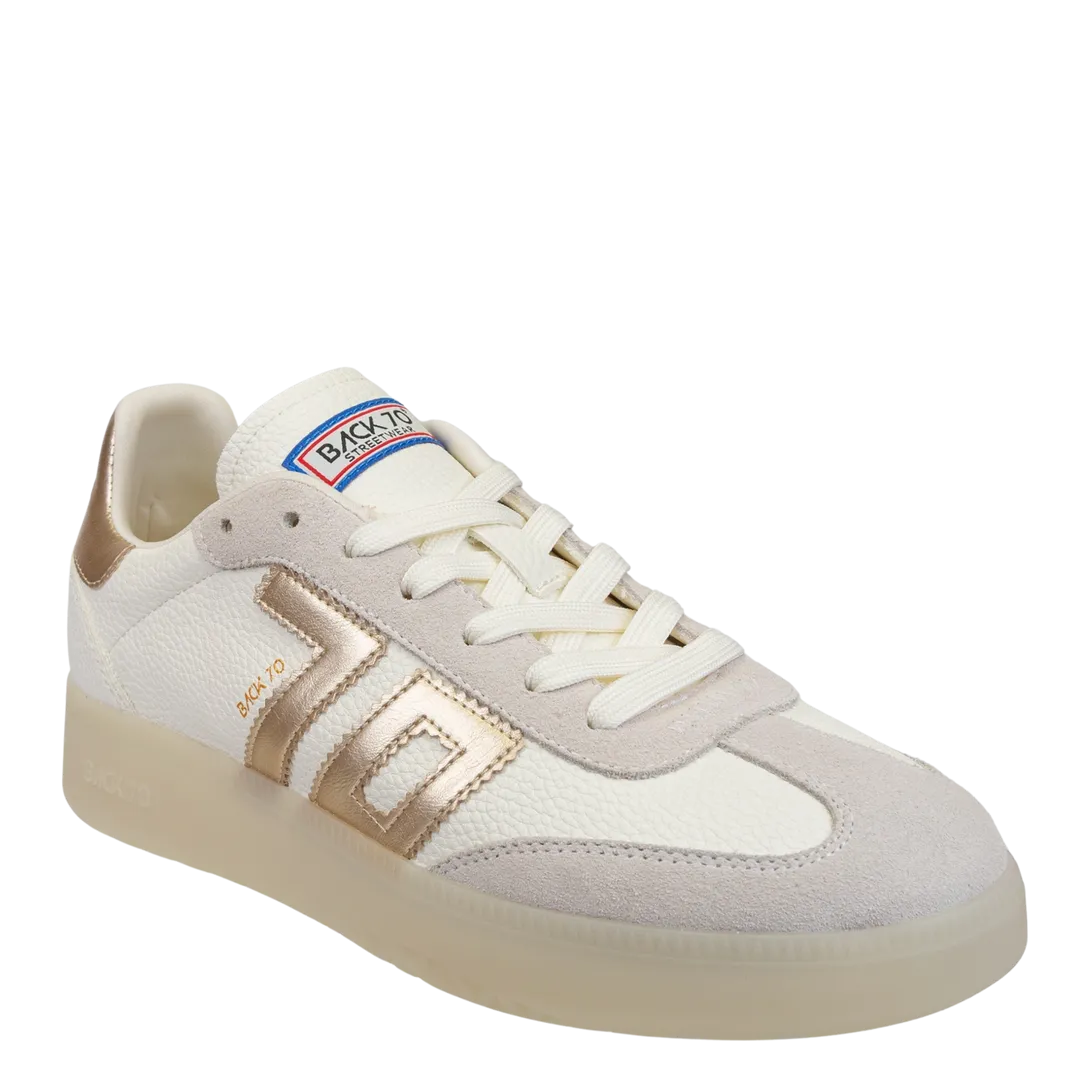 Back 70 Boston Sneakers in Metallic Gold