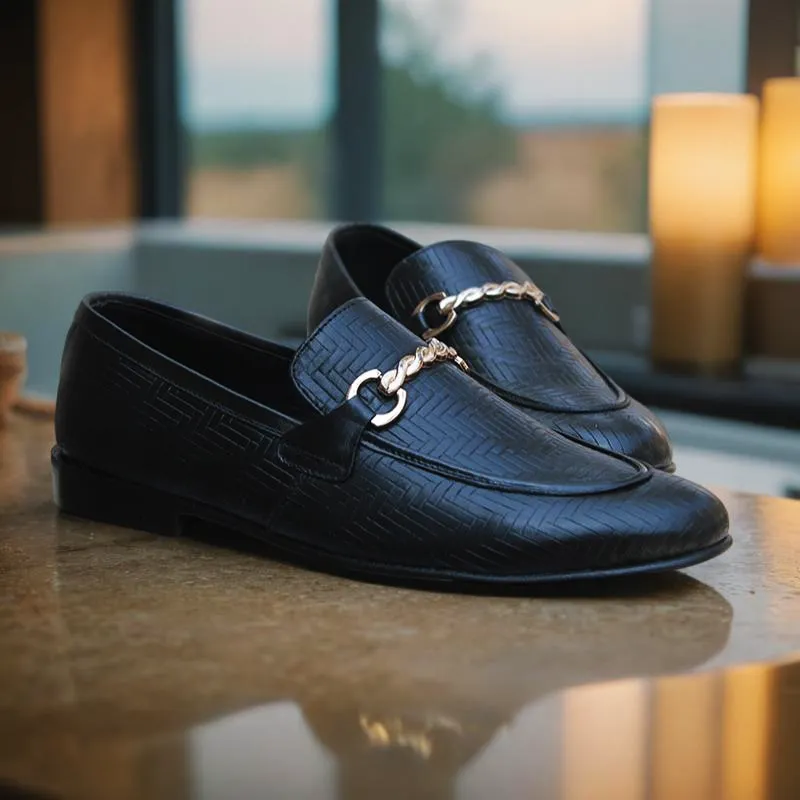 Black Leather Formal Shoes