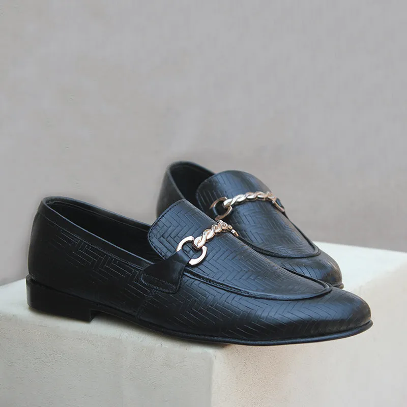 Black Leather Formal Shoes