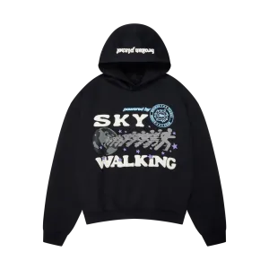 Broken Planet Hoodie 'Sky Walking' - Midnight Black