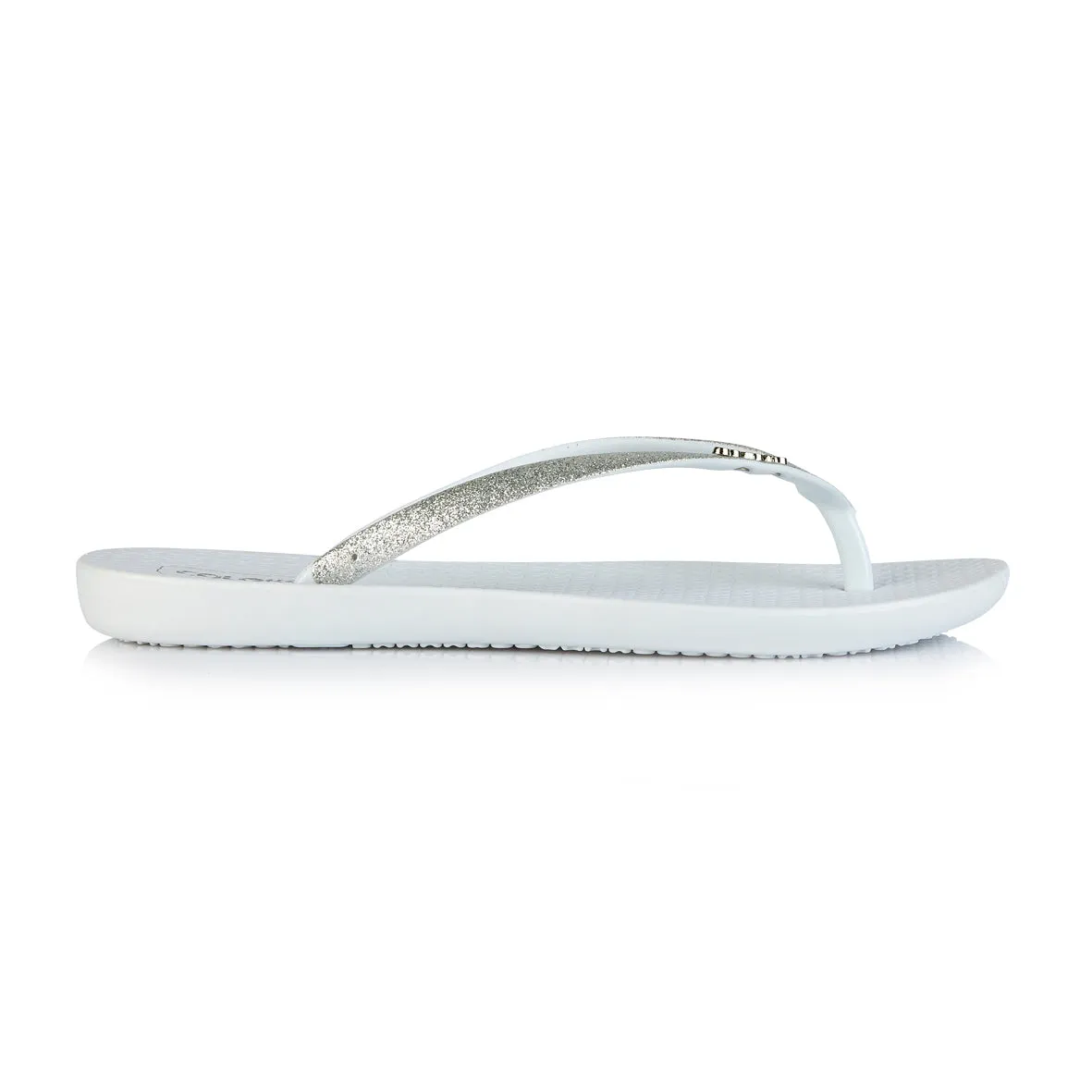 Coloko Orchid Curve Slim Glitter Sparkly Flip Flops Sandals