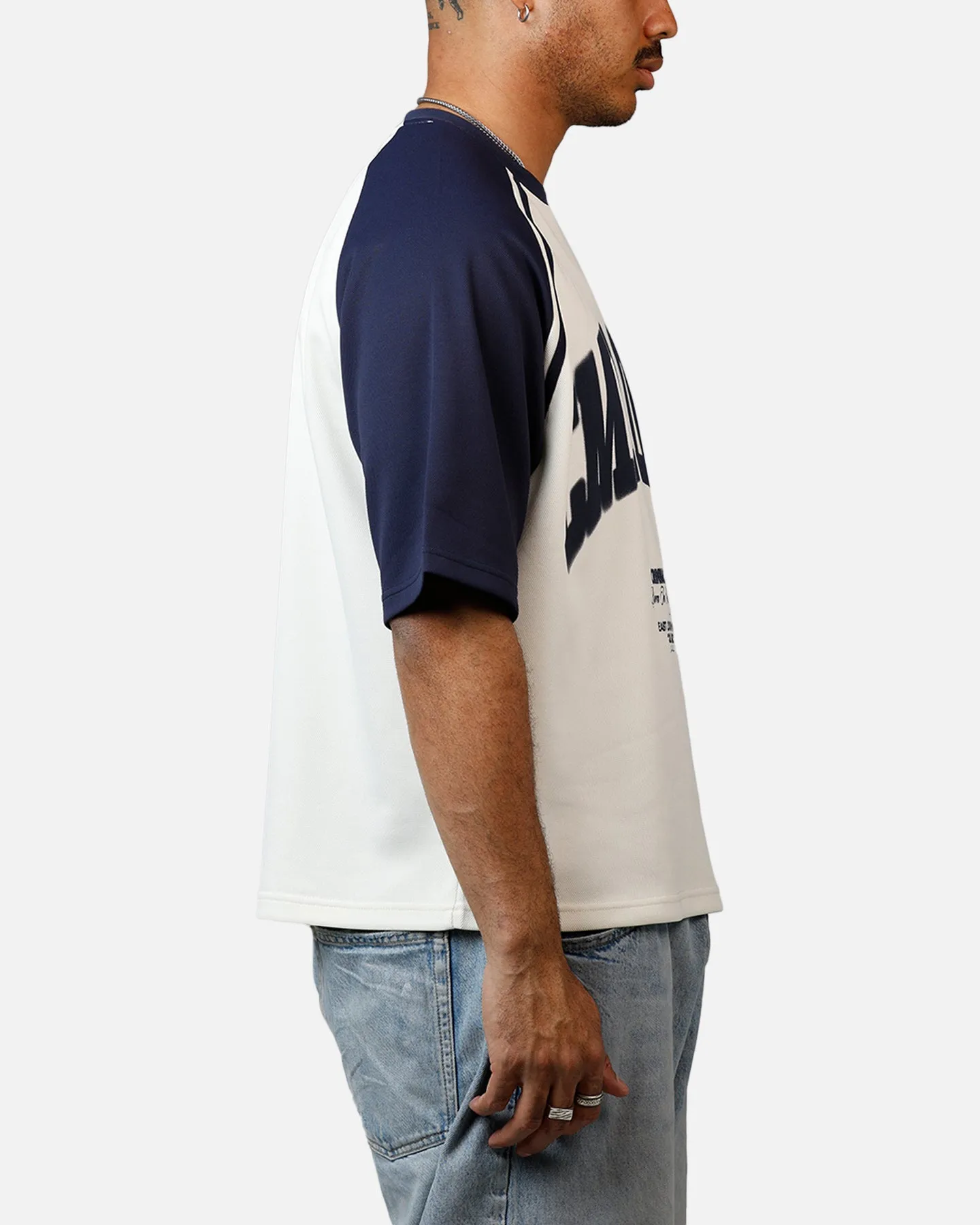 Criminal Damage Varsity Icon T-Shirt Navy