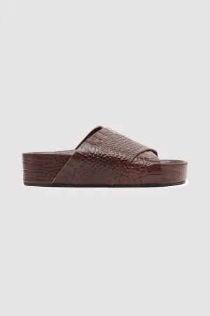 Cross Over Platform Sandal