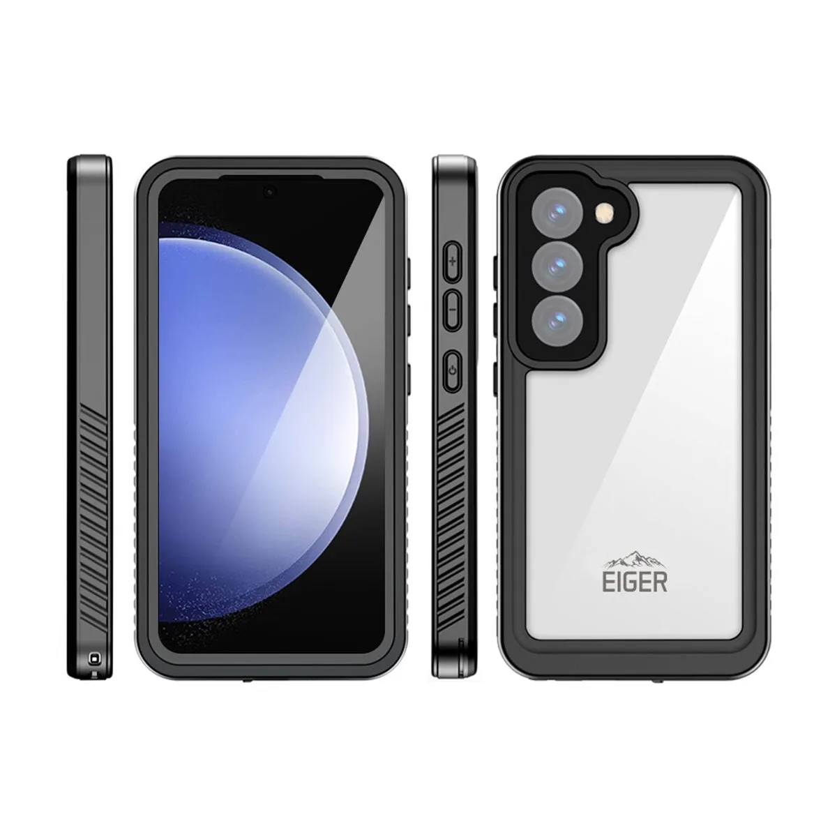 Eiger - Samsung Galaxy S24  Plus Avalanche Waterproof Outdoor Protection Case IP68 (EGCA00553) - Black