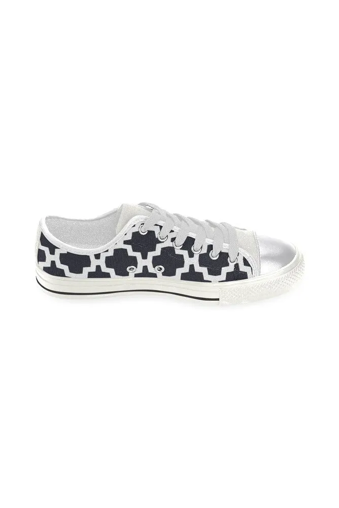 Geo Tessellation Women's Classic Canvas Shoes