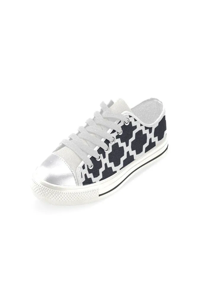 Geo Tessellation Women's Classic Canvas Shoes