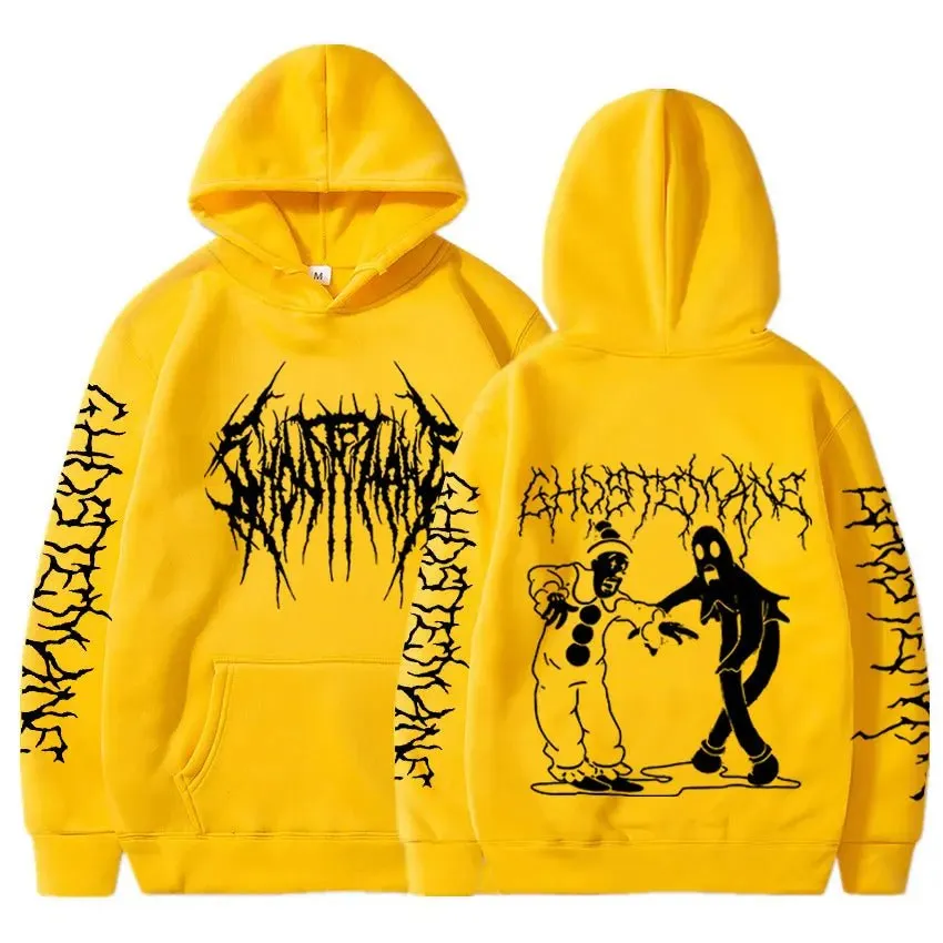 Ghostemane Graphic Hoodie - Hip-Hop Style, Unisex Gothic Sweatshirt