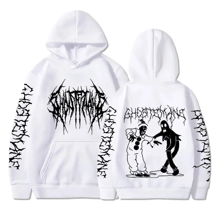 Ghostemane Graphic Hoodie - Hip-Hop Style, Unisex Gothic Sweatshirt