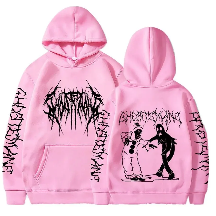 Ghostemane Graphic Hoodie - Hip-Hop Style, Unisex Gothic Sweatshirt