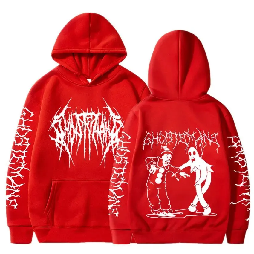 Ghostemane Graphic Hoodie - Hip-Hop Style, Unisex Gothic Sweatshirt