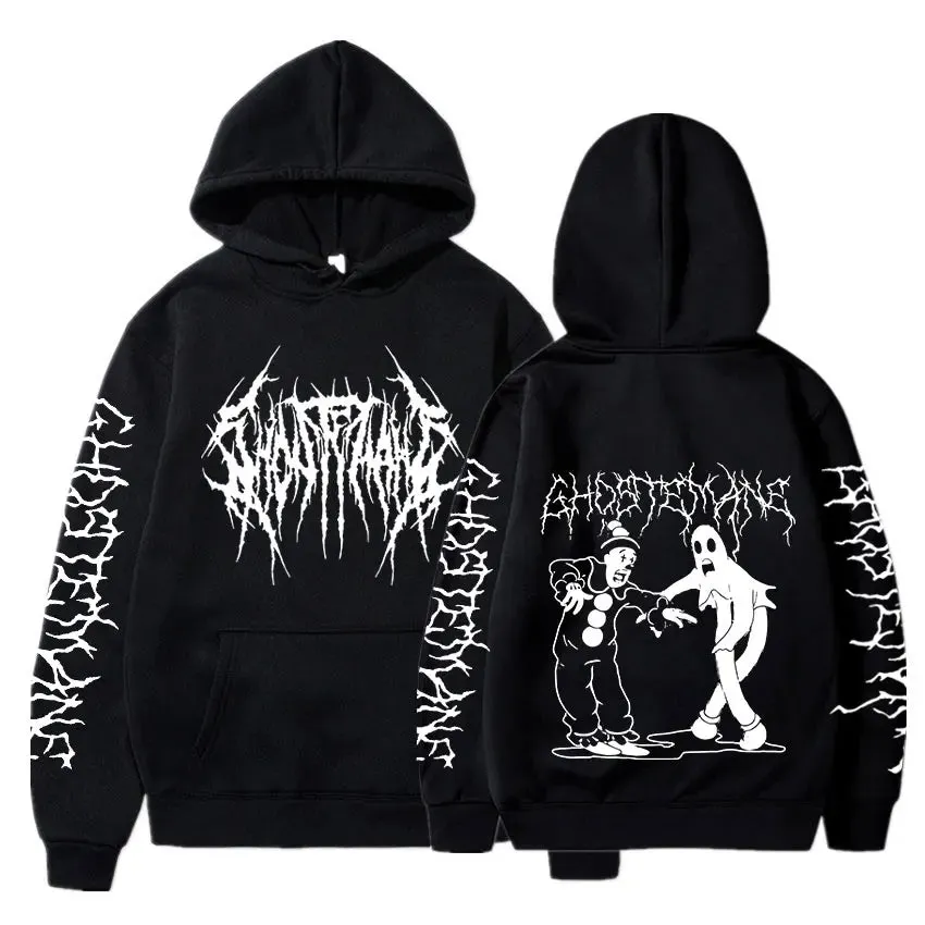 Ghostemane Graphic Hoodie - Hip-Hop Style, Unisex Gothic Sweatshirt