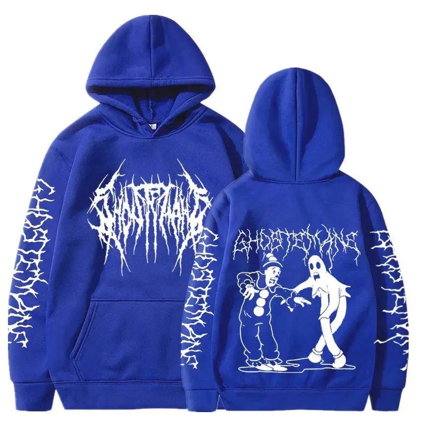 Ghostemane Graphic Hoodie - Hip-Hop Style, Unisex Gothic Sweatshirt