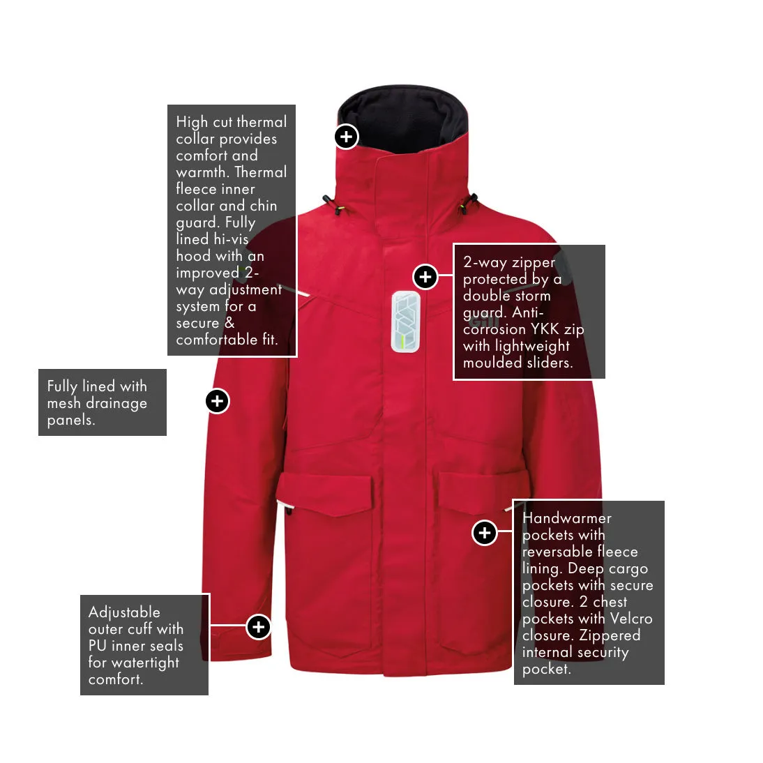 Gill Mens OS2 Offshore Sailing Jacket