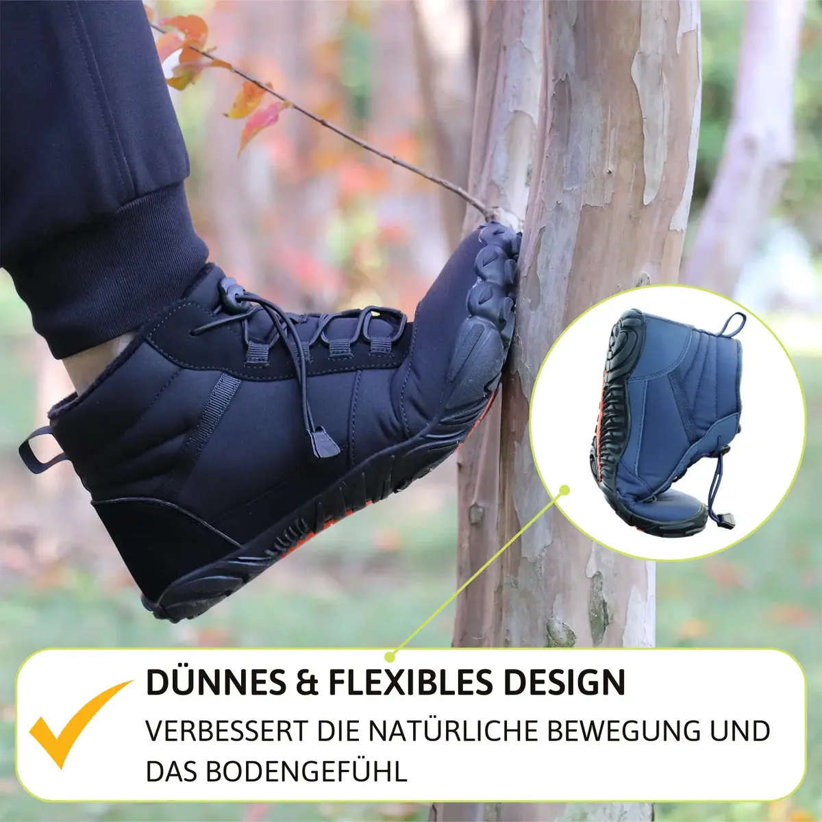 Glacier™ - Isolerede barfodssko til vinterbrug