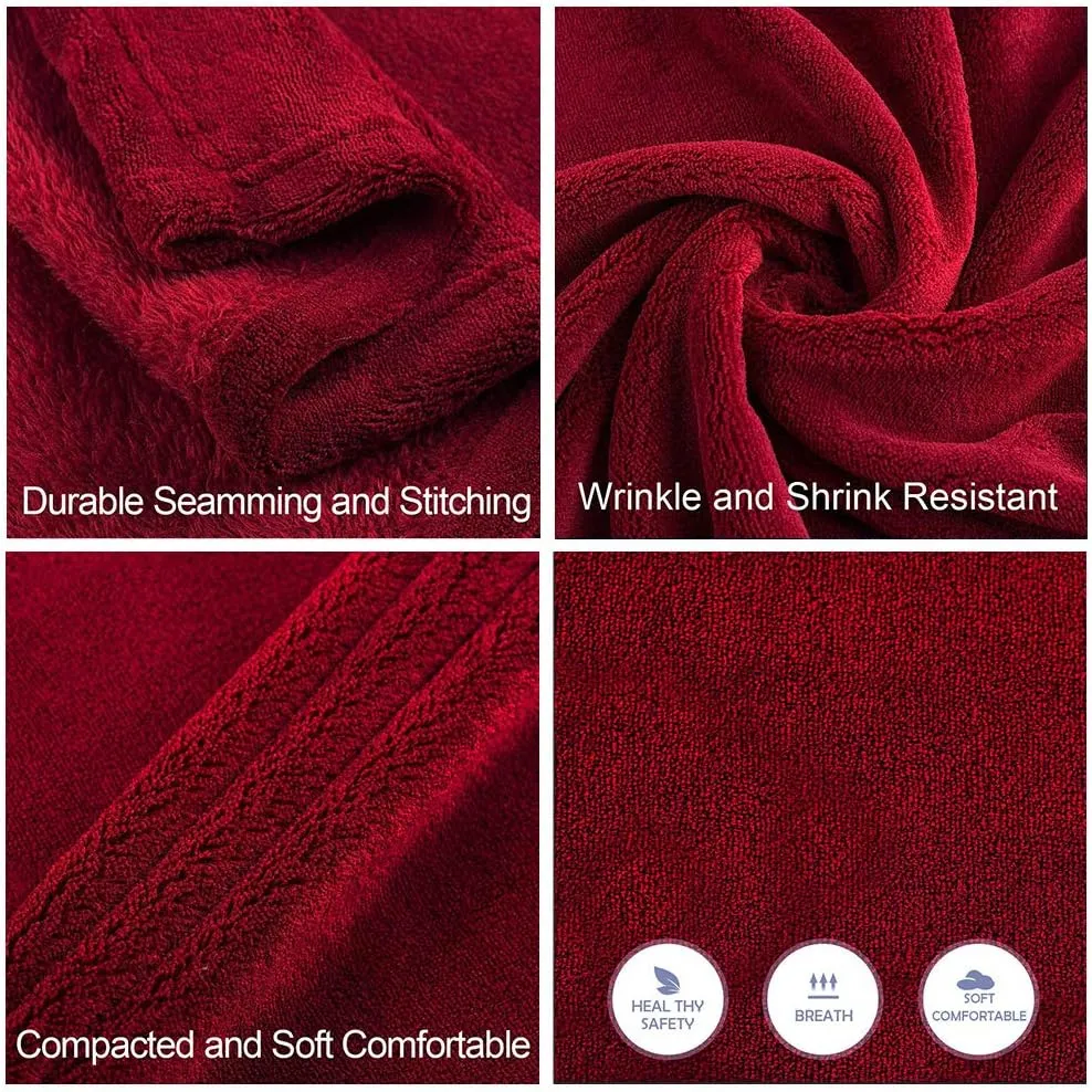 JML Throw Blankets for Couch, Fleece Throw Blanket - Soft Warm, Lightweight Plush Throw Blanket for Bed, Sofa, Chair, Travel, All Season Use, 50"x60", Burgundy