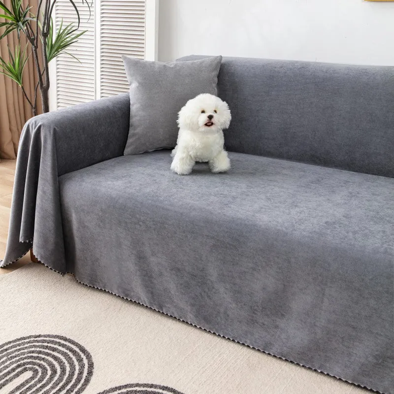 Kierra Velvet Waterproof Sofa Couch Cover