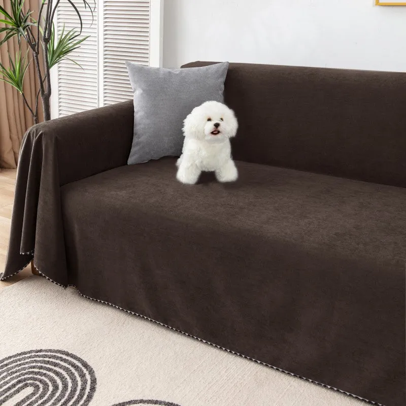 Kierra Velvet Waterproof Sofa Couch Cover