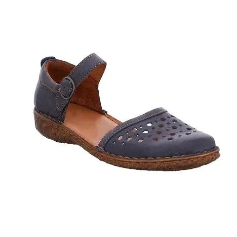 Low Heel Wrap Ankle Strap Buckle Hollow Out Sandals