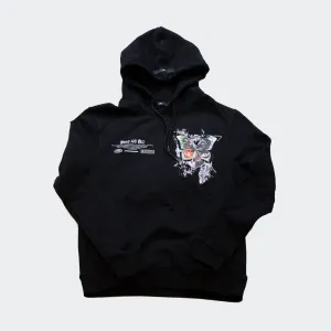 Men's Eternity Camo Butterfly Hoodie Black