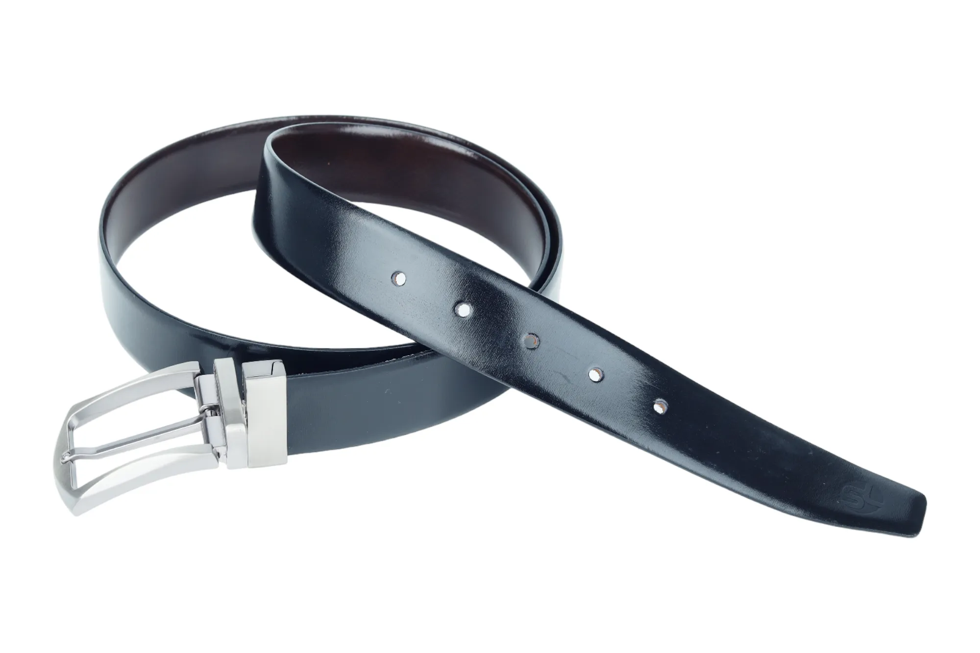Mens Premium Reversible leather Formal Belt 57404