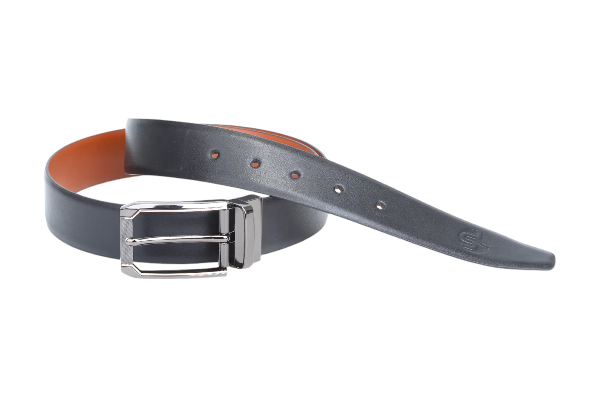 Mens Premium Reversible Leather Formal Belt 913002