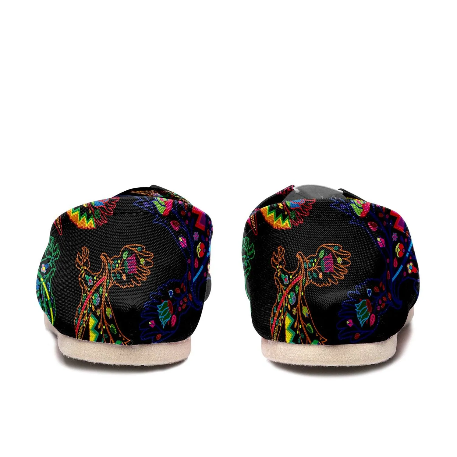 Neon Floral Eagles Slip On