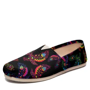 Neon Floral Eagles Slip On