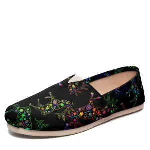 Neon Floral Elks Slip On