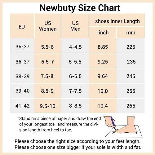 Newbuty Shower Shoes Quick Drying Non-Slip With Holes Men & Women Bathroom Slippers for Pool Guest College Dorm Camping Rainy,Gray,Size 265