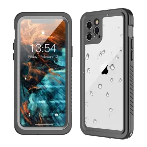 OAKTREE iPhone 11 Pro Shockproof Waterproof Full-Body Rugged Case - Black/Clear