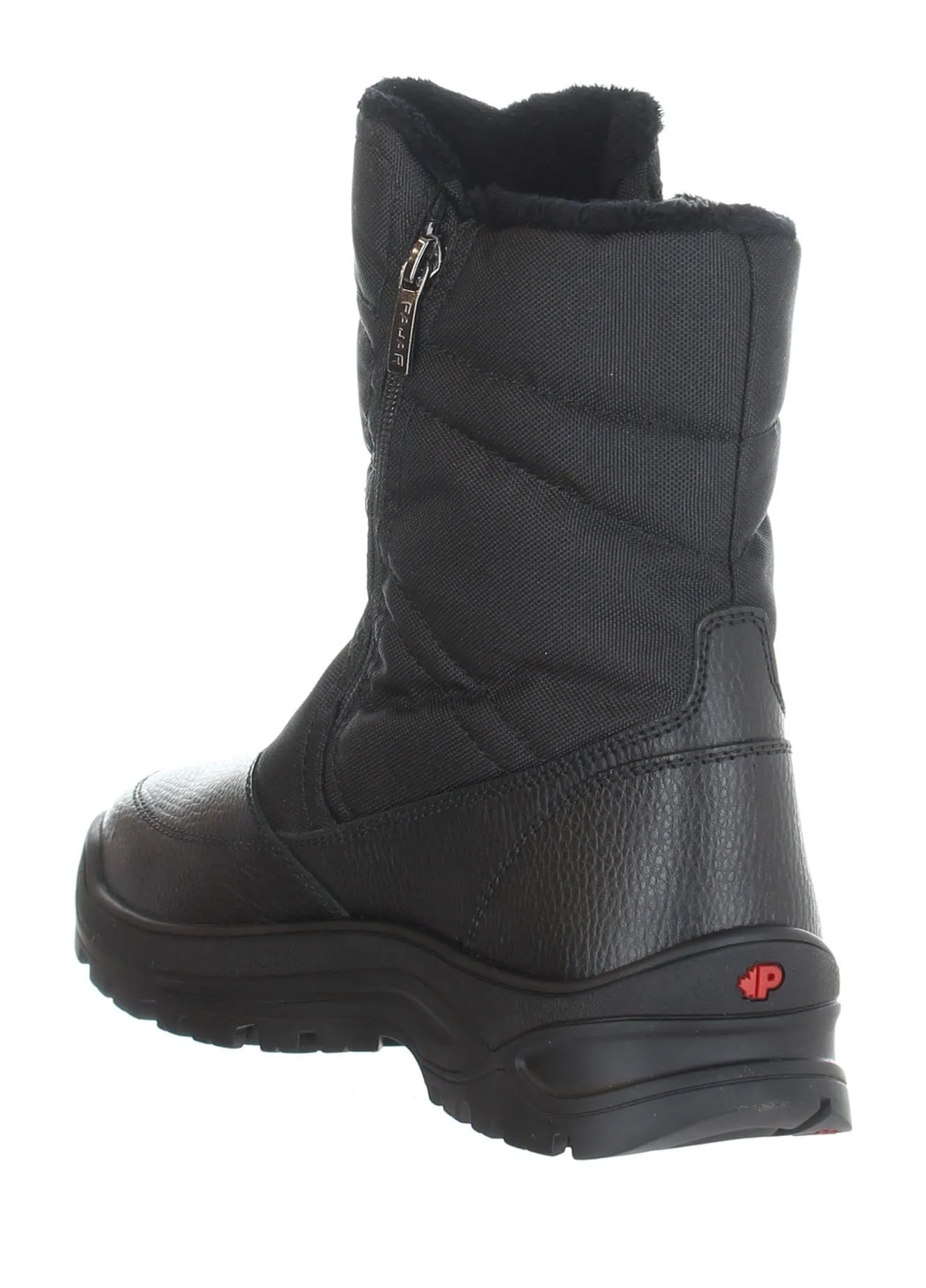Pajar Men's Mirko Size 9 Black Premium Zip-Up Waterproof Traction Winter Boot