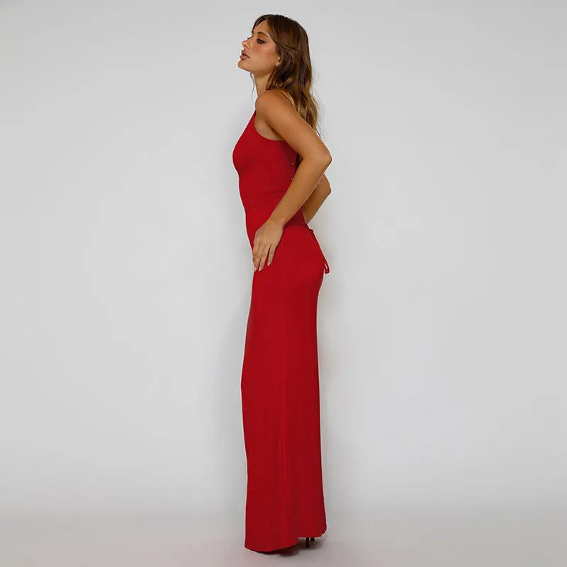 Penelope Bandage Hollow Out Fashion Long Dress