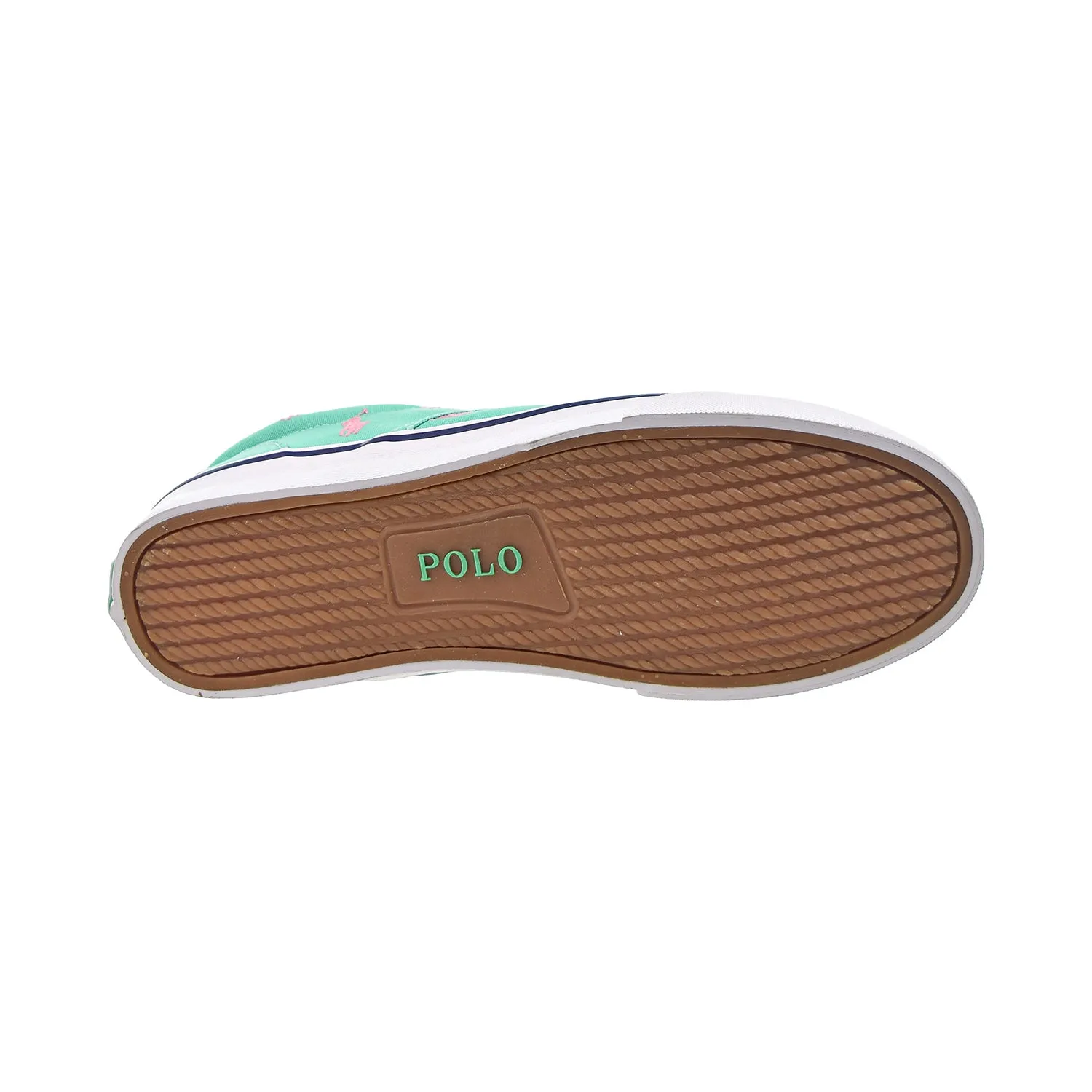 Polo Ralph Lauren Thompson Logo Printed Slip-On Men's Shoes Sunset Green-Pink