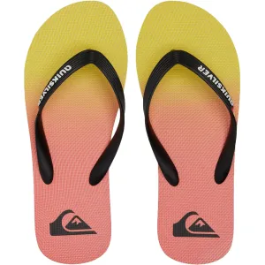Quiksilver Mens MoloKai Flip Flops - Black/Orange